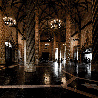 Lonja de la Seda, Silk exchange, Valencia, Spain